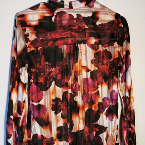 GUESS FLORAL GUESS TIE DETAIL AT NECK - Picture 5 of 5